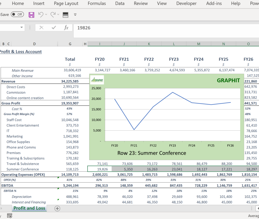 Download GRAPHIT Excel add-in to graphically navigate your data